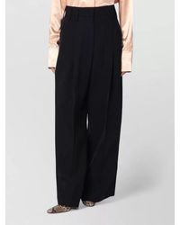 Jil Sander - High Waist Wide Leg Tailored Pants - Lyst