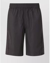 Givenchy - Knee-Length Elastic Waistband Shorts With Rear Pocket - Lyst