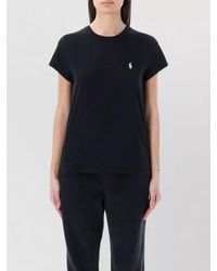 Polo Ralph Lauren - Cotton Logo-Embroidered Crew-Neck T-Shirt - Lyst