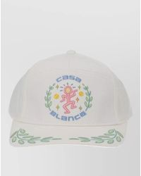 CASABLANCA - Dance Joy Embroidered Baseball Hat Adjustable - Lyst