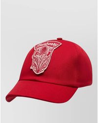 Burberry - Cotton Cap Curved Brim Logo Detail - Lyst