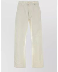 Carhartt - Single Knee Cotton Trousers Straight Leg - Lyst