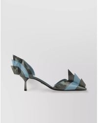 Prada - Two-Tone Leather Pumps - Lyst
