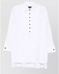 Emporio Armani - Cotton Long-Sleeve Shirt - Lyst