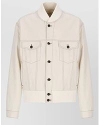 Lanvin - Ribbed Bomber Jacket - Lyst