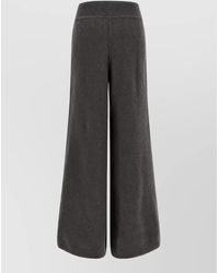Rick Owens - Cashmere High-Rise Wide-Leg Lounge Pants - Lyst