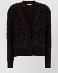 Ferragamo - Bouclé Cardigan - Lyst