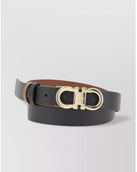 Ferragamo - Calf Leather Reversible Belt - Lyst