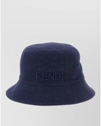 Fendi - Denim Bucket Hat - Lyst