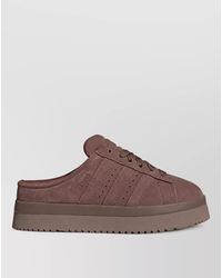 adidas - Suede Leather Slippers - Lyst