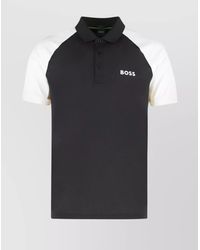 BOSS - Technical Fabric Regular-Fit Polo Shirt - Lyst