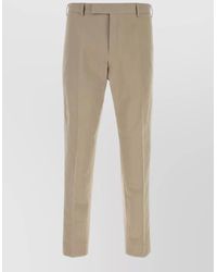 PT Torino - Stretch Cotton Tailored Pants Belt Loops - Lyst