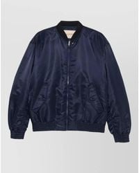 Valentino Garavani - Nylon Bomber Jacket Vgold Logo Detail - Lyst