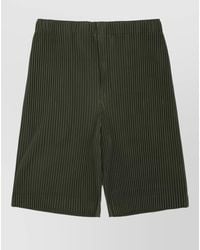 Homme Plissé Issey Miyake - Pleated Design Straight Leg Tailored Pants - Lyst