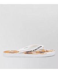 Versace Jeans Couture - Pvc Thong Sandals - Lyst