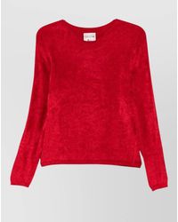 Semicouture - Lettice Crewneck Sweater Regular Fit Long Sleeves - Lyst