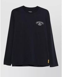 Emporio Armani - Crew Neck Long Sleeves Cotton Jersey T-Shirt - Lyst