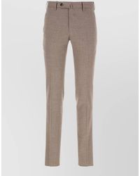 PT Torino - Stretch Virgin Wool Tailored Suit Pant - Lyst
