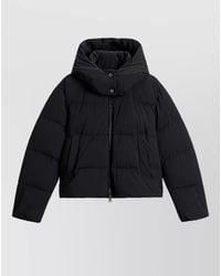 Woolrich - Short Quilted Down Puffer Jacket - Lyst