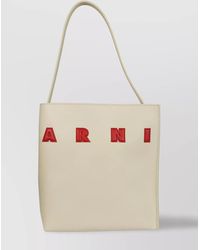 Marni - Museo Small Leather Tote Bag - Lyst