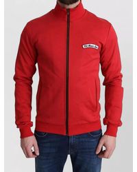 Dolce & Gabbana - Ribbed Zip-Up Cotton Blend High-Neck Jacket - Lyst