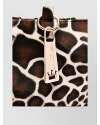 La Milanesa - Faux Fur Giraffe Print Tote Bag - Lyst