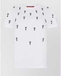 Max Mara - Pontile Cotton T Shirt Crew Neck - Lyst