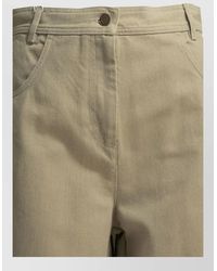 Max Mara - Wide Leg Trousers Belt Loops Pockets - Lyst