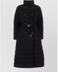 Moorer - Raely Long Nylon Blend Down Coat - Lyst