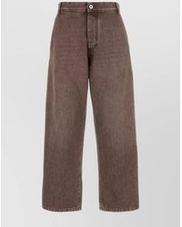 Bottega Veneta - Denim Wide-Leg Jeans - Lyst