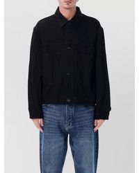 Studio Nicholson - Short Coat Front Pockets Collared Design - Lyst
