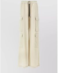 Rick Owens - Trousers Featuring Cargo Pockets And Elastic Waistband - Lyst