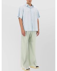 Lanvin - Silk Blend Striped Shirt - Lyst