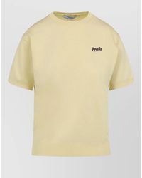 Prada - Recycled Silk T-Shirt - Lyst
