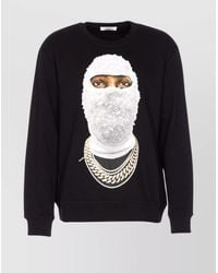 ih nom uh nit - Graphic Print Crewneck Sweater With Long Sleeves - Lyst
