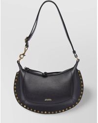 Isabel Marant - Moon Studded Crossbody Bag With Adjustable Strap - Lyst