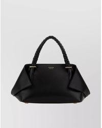 Ferragamo - Medium Leather Handbag Structured Shape - Lyst