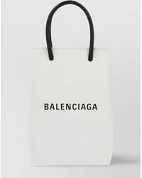 Balenciaga - Shopping Leather Phone Case - Lyst