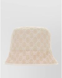 Gucci - Gg Fabric Bucket Hat Wide Brim - Lyst