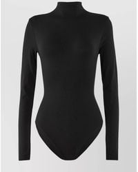 Wolford - Seamless Turtleneck Long-Sleeve Bodysuit - Lyst