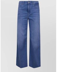 7 For All Mankind - Lotta Uncle Cropped Jeans Wide Leg - Lyst