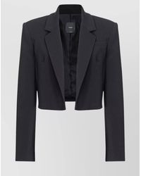 Pinko - Short Jacket With Pockets And Lapels - Lyst
