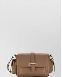 Hogan - Small Leather Crossbody Bag Flap - Lyst