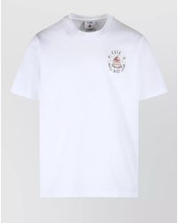 CASABLANCA - Casaway Cotton T Shirt Crew Neck Graphic - Lyst