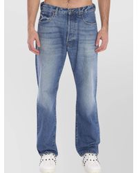 Valentino Garavani - Denim Straight-Leg Trousers - Lyst