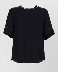 Fabiana Filippi - Silk Blend Blouse - Lyst