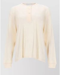 Studio Nicholson - Rutas Henley Knitted Top - Lyst