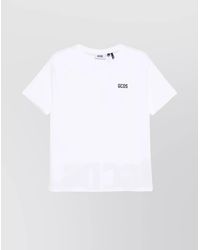 Gcds - Cotton Logo Print Regular T-Shirt - Lyst