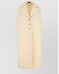 Gucci - Wool And Silk Blend Long Coat - Lyst