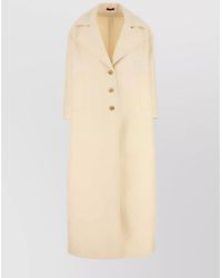 Gucci - Wool And Silk Blend Long Coat - Lyst